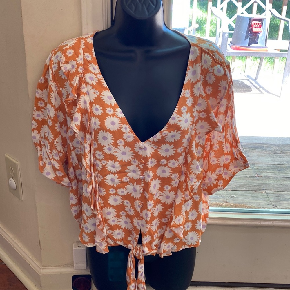 Cropped blouse